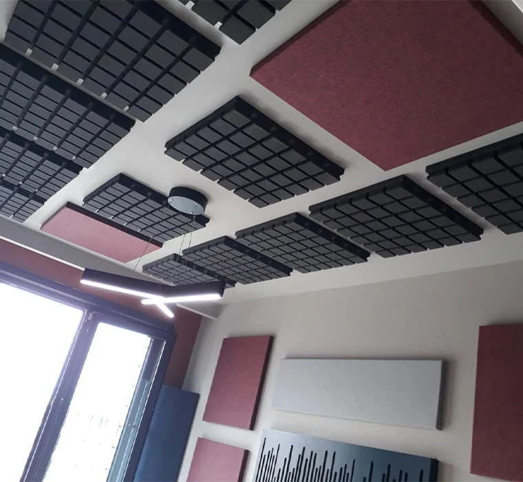 emre aydın akustik stüdyo odası sünger panel kaplama